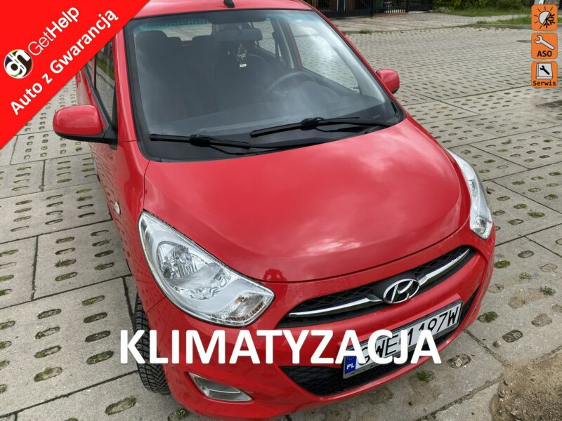 Hyundai i10 Klimatyzacja OK/Isofix/Przebieg gwarant/Opony wielosezonowe/Aux, USB I (2008-2013)