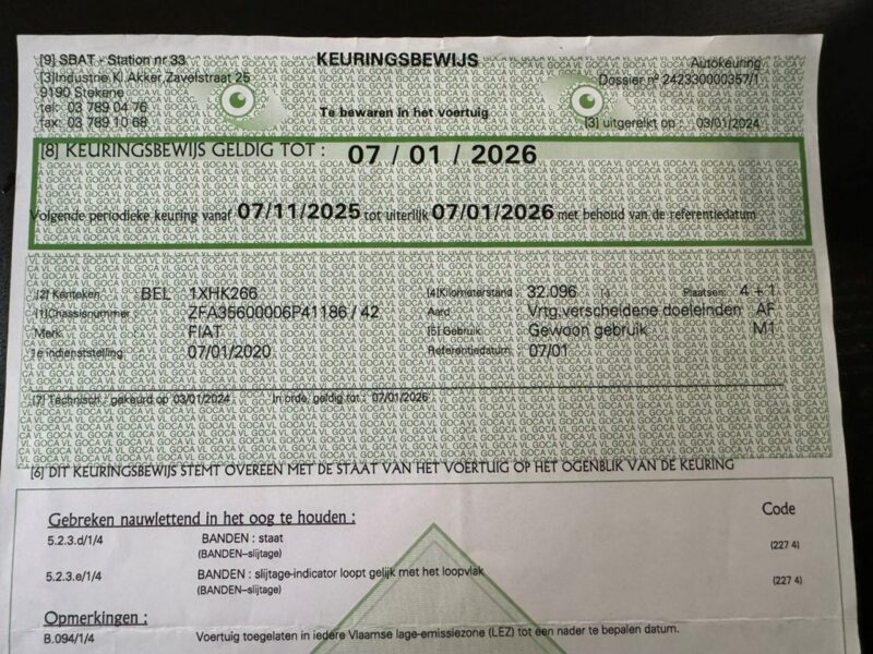 Fiat Tipo Pisemna Gwarancja 12 miesięcy II (2016-)