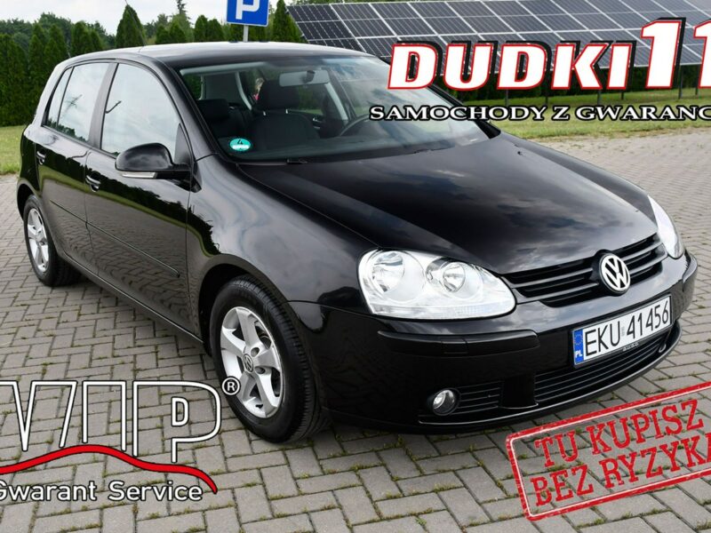 Volkswagen Golf 1,4Benz Dudki11 Serwis.Klimatronic 2 str.Tempomat.Podg.Fot.kredyt V (2003-2008)