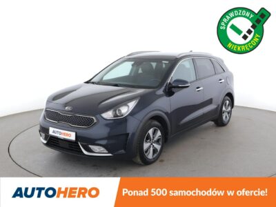 Kia Niro 1.6 Hybrid Edition7 Klimatronik Tempomat Nawigacja Półskóra Kamera PDC