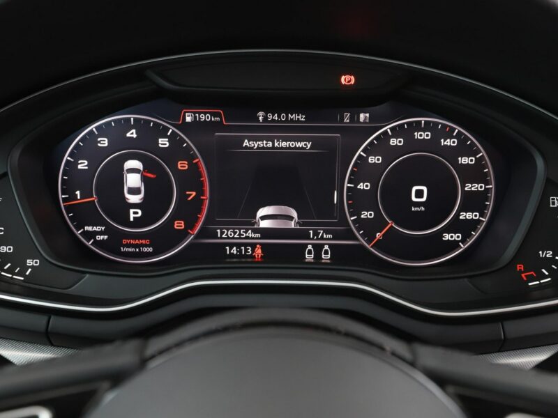 Audi A5 S-Tronic full LED virtual cocpit el. sterowane i grzane fotele kamera F5 (2016-)