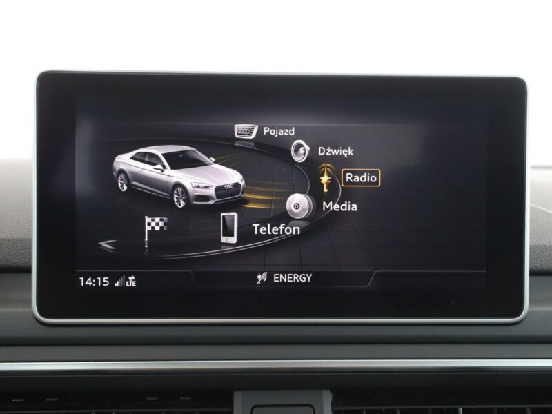 Audi A5 S-Tronic full LED virtual cocpit el. sterowane i grzane fotele kamera F5 (2016-)