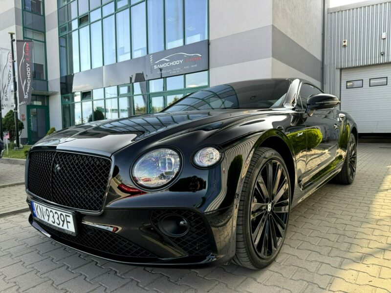 Bentley Continental GT GT SPEED 6.0 W12. Bezwypadkowy. Salon Polska. FV23%. Ideał.