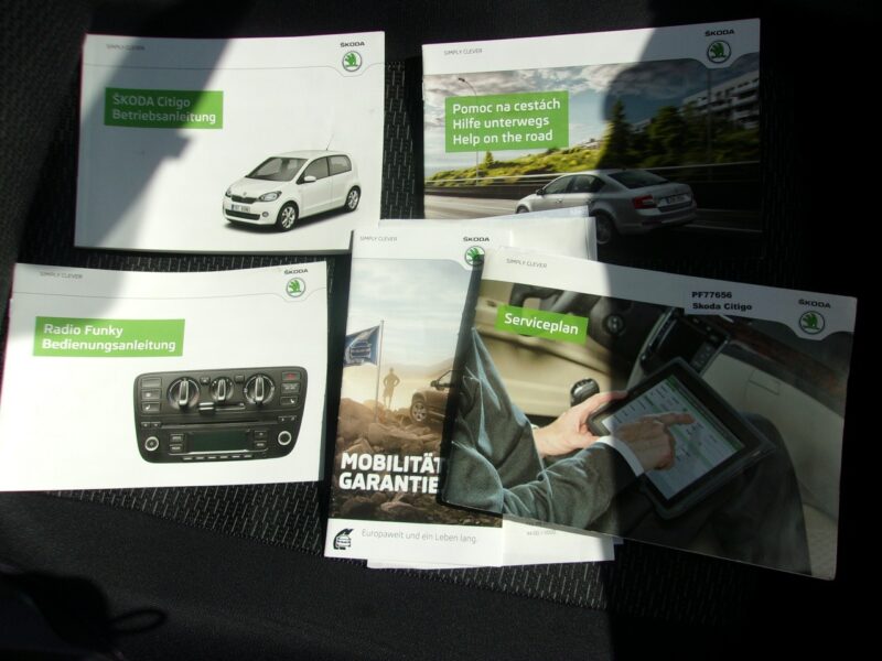 Škoda Citigo Klimatyzacja, Czujniki ciśnienia w oponach, Niski przebieg, Ele szyby