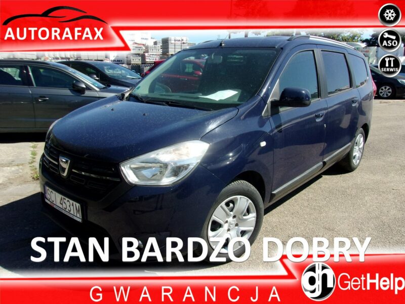 Dacia Lodgy 1.6 Klimatyzacja, Hak holowniczy, Ele szyby, Ele lusterka, ABS, ASR