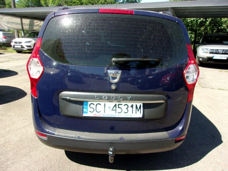 Dacia Lodgy 1.6 Klimatyzacja, Hak holowniczy, Ele szyby, Ele lusterka, ABS, ASR