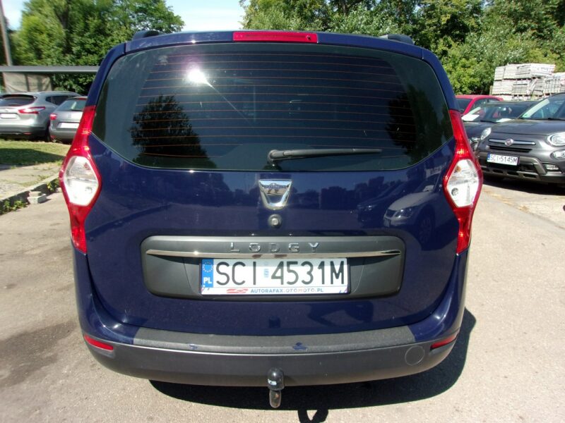 Dacia Lodgy 1.6 Klimatyzacja, Hak holowniczy, Ele szyby, Ele lusterka, ABS, ASR