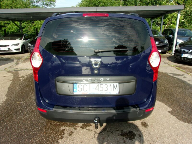 Dacia Lodgy 1.6 Klimatyzacja, Hak holowniczy, Ele szyby, Ele lusterka, ABS, ASR