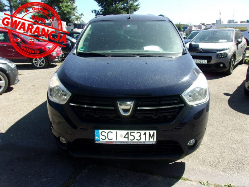 Dacia Lodgy 1.6 Klimatyzacja, Hak holowniczy, Ele szyby, Ele lusterka, ABS, ASR