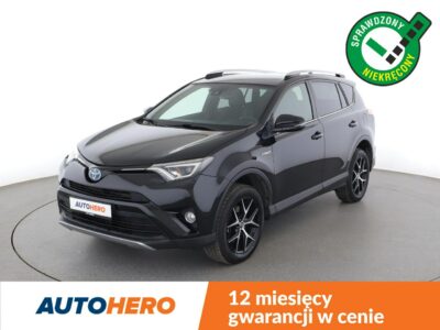 Toyota RAV-4 Style półskóra navi kamera grzane fotele LED asystenci el.klapa Blueto IV (2012-)