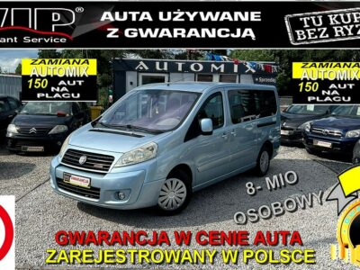 Fiat Scudo LONG!! 2,0HDI 136KM ,2xdrzwi,Panorama,!8Os GWARANCJA/ZAMIANA II (2007-)