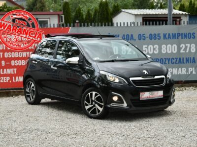 Peugeot 108 1.2 BENZYNA 82KM 2015r. Climatronic fallDach Tablet LED isofix Kamera