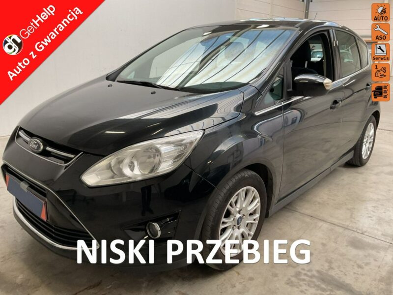 Ford C-Max Titanium,przebieg gwarantow, oryginalny lakier,hak, isofix,klimatronik II (2010-)