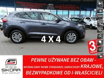 Hyundai Tucson 4x4 177KM Podgrzewana KIER+FOTELE Led GWARANCJA I-wł Kraj Bezwyp F23% III (2015-2020)
