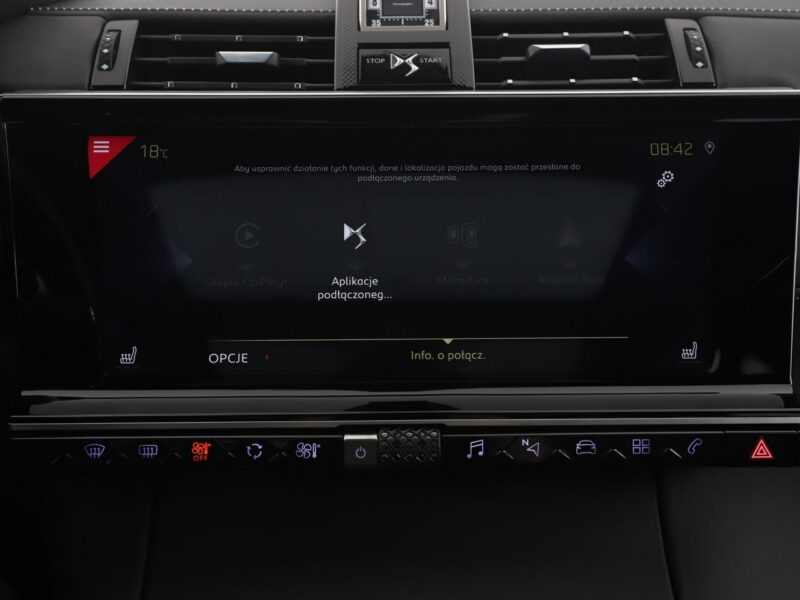 DS Automobiles DS 7 Crossback OPERA Automat Panorama Navi ACC Wentylowana Skóra Masaże Kamera DS LED