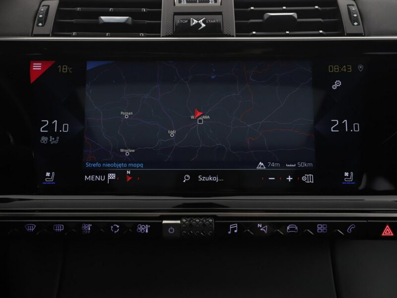 DS Automobiles DS 7 Crossback OPERA Automat Panorama Navi ACC Wentylowana Skóra Masaże Kamera DS LED