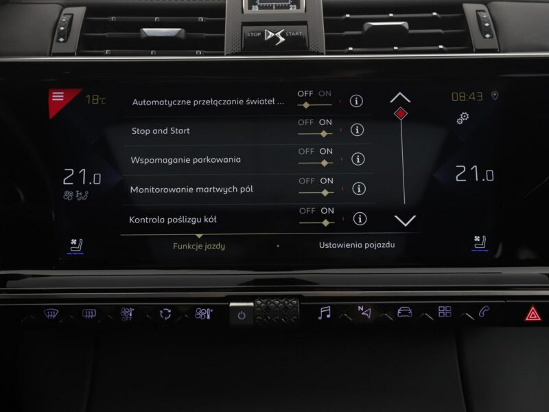 DS Automobiles DS 7 Crossback OPERA Automat Panorama Navi ACC Wentylowana Skóra Masaże Kamera DS LED