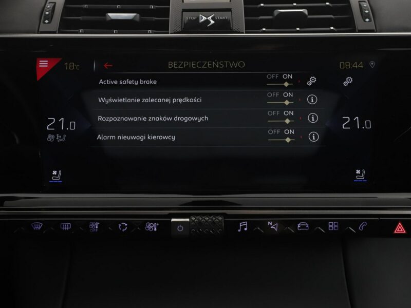 DS Automobiles DS 7 Crossback OPERA Automat Panorama Navi ACC Wentylowana Skóra Masaże Kamera DS LED