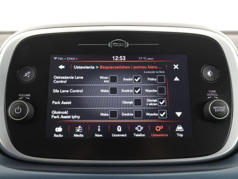 Fiat 500x LED Kamera cofania klima auto navi bluetooth multifunkcja