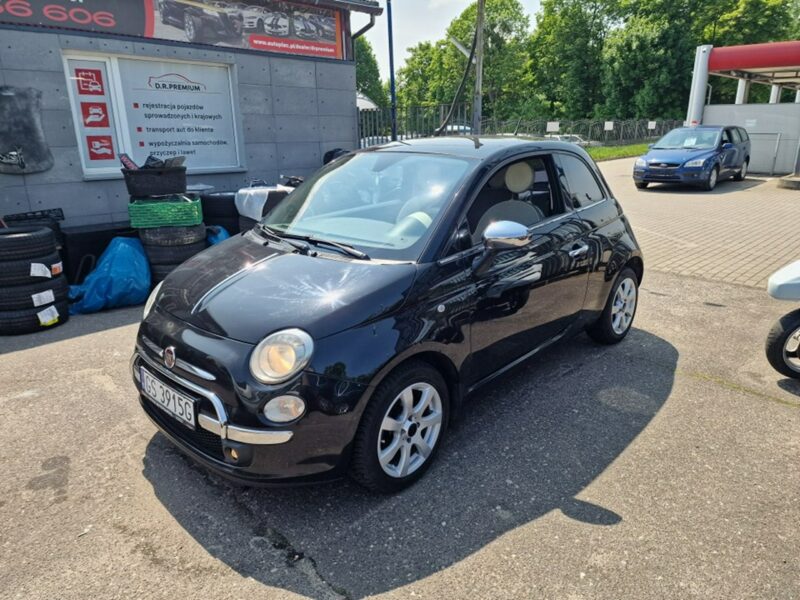 Fiat 500 1.2 Benzyna 69 KM, Klimatyzacja, Panorama, Bluetooth, Alufelgi, Isofix I (2007-)