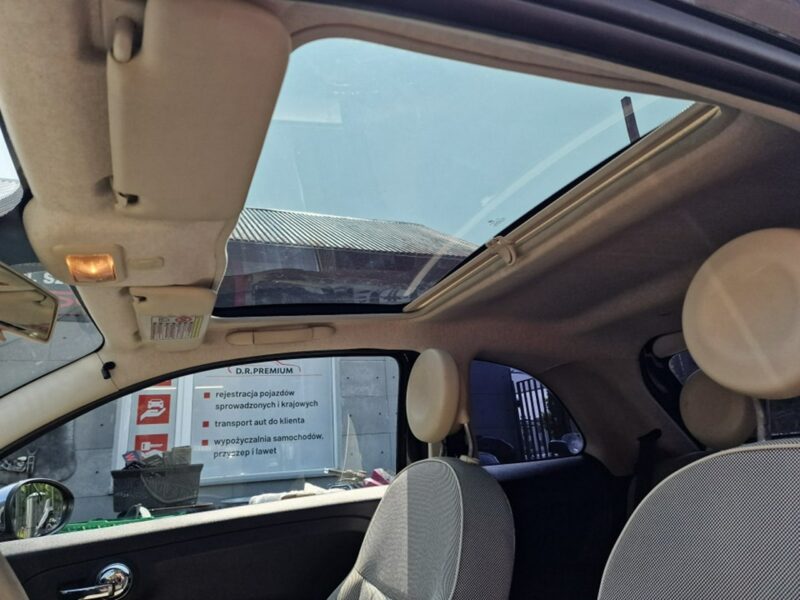 Fiat 500 1.2 Benzyna 69 KM, Klimatyzacja, Panorama, Bluetooth, Alufelgi, Isofix I (2007-)