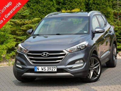 Hyundai Tucson 1.6T(177KM) Ledy Navi Kamera ALU19 Nowe opony ASO Hyundai III (2015-2020)