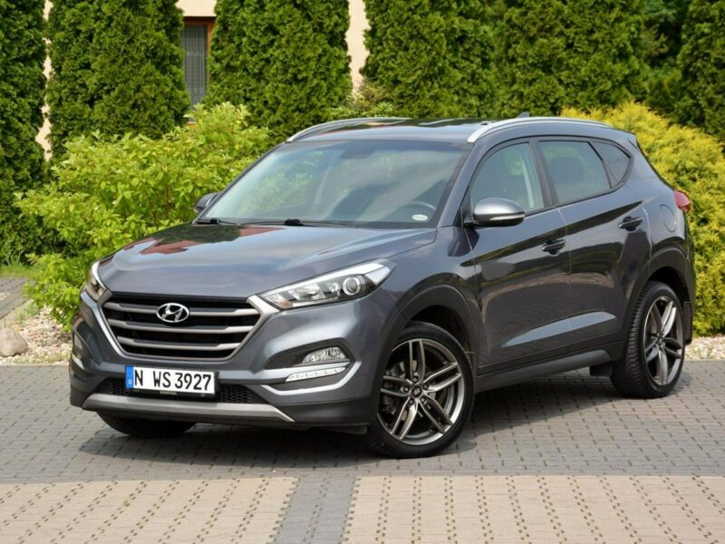 Hyundai Tucson 1.6T(177KM) Ledy Navi Kamera ALU19 Nowe opony ASO Hyundai III (2015-2020)