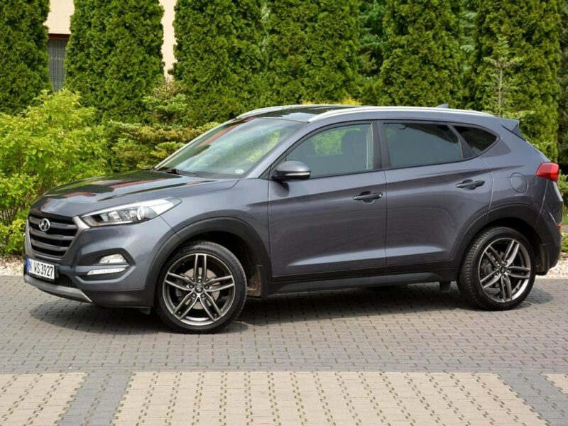 Hyundai Tucson 1.6T(177KM) Ledy Navi Kamera ALU19 Nowe opony ASO Hyundai III (2015-2020)