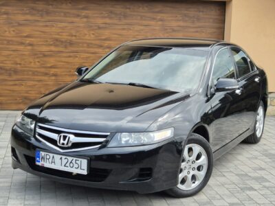 Honda Accord I rej 2007r, Cała Oryginał, Półskóra, Z Niemiec-Zarejestrowana VII (2002-2008)