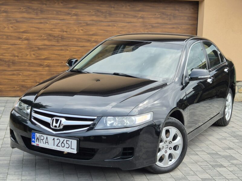 Honda Accord I rej 2007r, Cała Oryginał, Półskóra, Z Niemiec-Zarejestrowana VII (2002-2008)