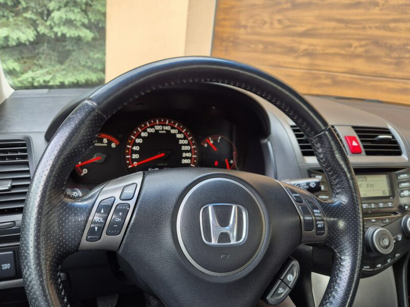 Honda Accord I rej 2007r, Cała Oryginał, Półskóra, Z Niemiec-Zarejestrowana VII (2002-2008)