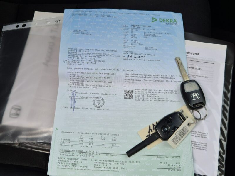 Honda Accord I rej 2007r, Cała Oryginał, Półskóra, Z Niemiec-Zarejestrowana VII (2002-2008)