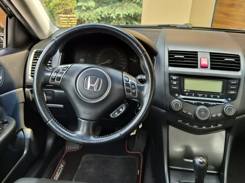 Honda Accord I rej 2007r, Cała Oryginał, Półskóra, Z Niemiec-Zarejestrowana VII (2002-2008)