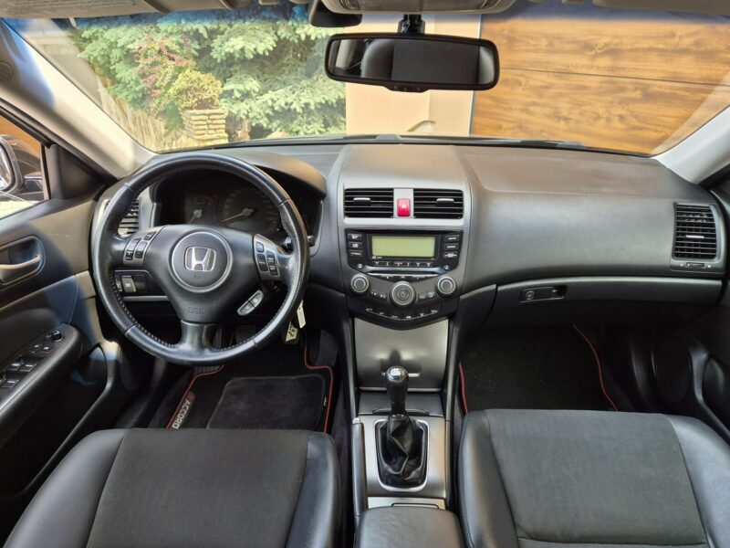 Honda Accord I rej 2007r, Cała Oryginał, Półskóra, Z Niemiec-Zarejestrowana VII (2002-2008)