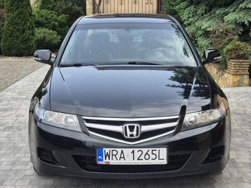 Honda Accord I rej 2007r, Cała Oryginał, Półskóra, Z Niemiec-Zarejestrowana VII (2002-2008)