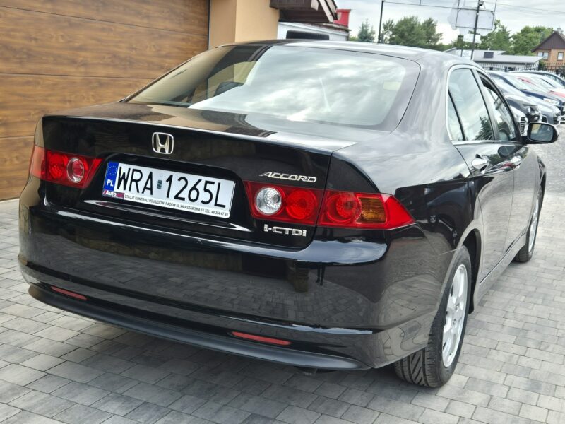 Honda Accord I rej 2007r, Cała Oryginał, Półskóra, Z Niemiec-Zarejestrowana VII (2002-2008)