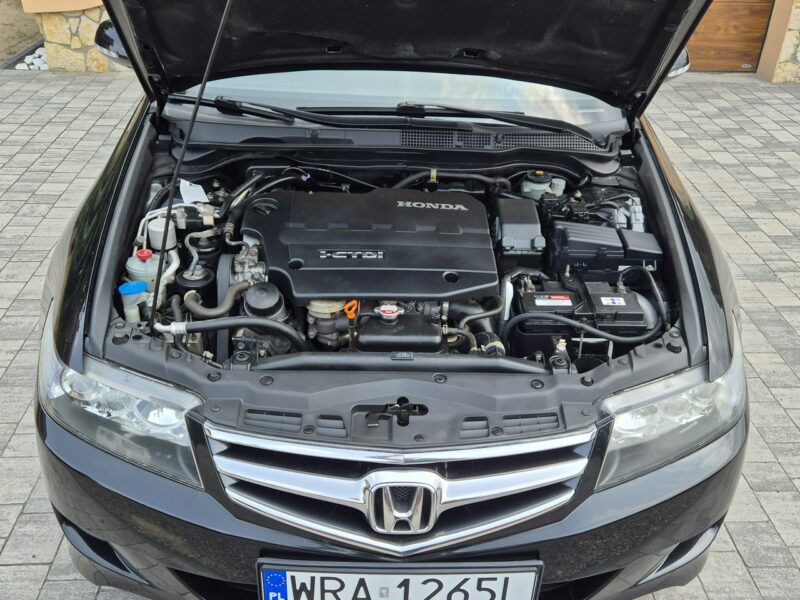 Honda Accord I rej 2007r, Cała Oryginał, Półskóra, Z Niemiec-Zarejestrowana VII (2002-2008)