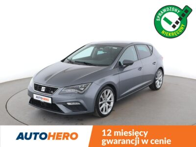 Seat Leon full LED virtual cocpit klima auto kamera i czujniki parkowania grzane III (2012-)