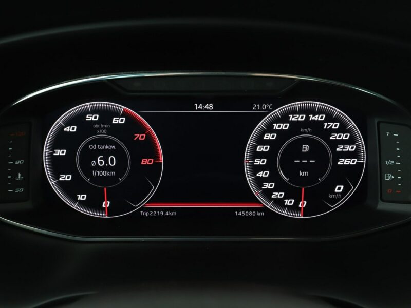 Seat Leon full LED virtual cocpit klima auto kamera i czujniki parkowania grzane III (2012-)