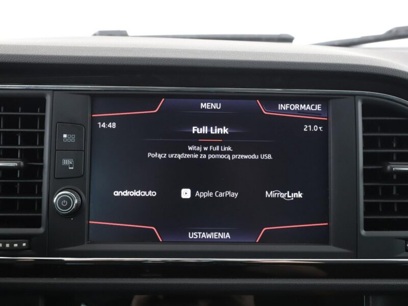 Seat Leon full LED virtual cocpit klima auto kamera i czujniki parkowania grzane III (2012-)