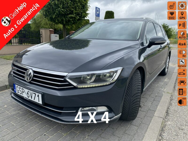 Volkswagen Passat 240KM, wirtualne zegary, 4Motion, DSG, skóry podgrzewane, nawigacja B8 (2014-2023)