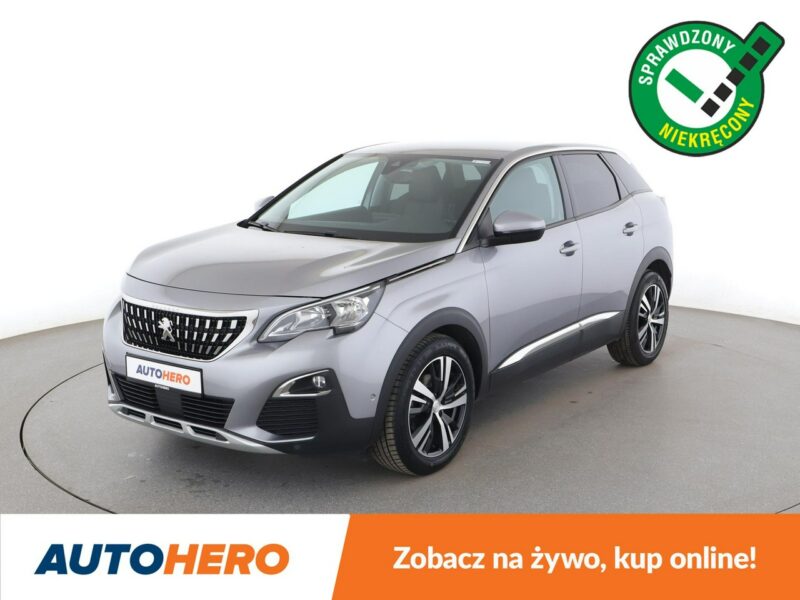 Peugeot 3008 navi virtual cocpik półskóra kamera i czujniki parkowania II (2016-)