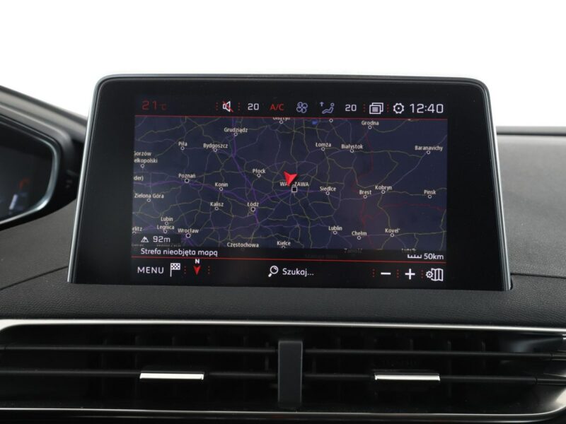 Peugeot 3008 navi virtual cocpik półskóra kamera i czujniki parkowania II (2016-)