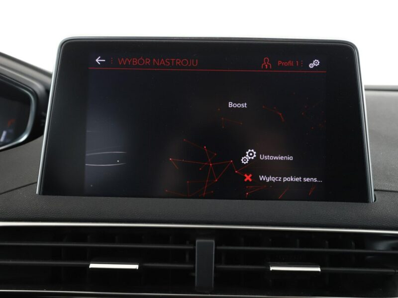 Peugeot 3008 navi virtual cocpik półskóra kamera i czujniki parkowania II (2016-)