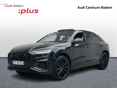 Audi Q8 3.0 TDI 286KM Quattro Sline Oś skrętna Matrix B&O Advance Noktowizor