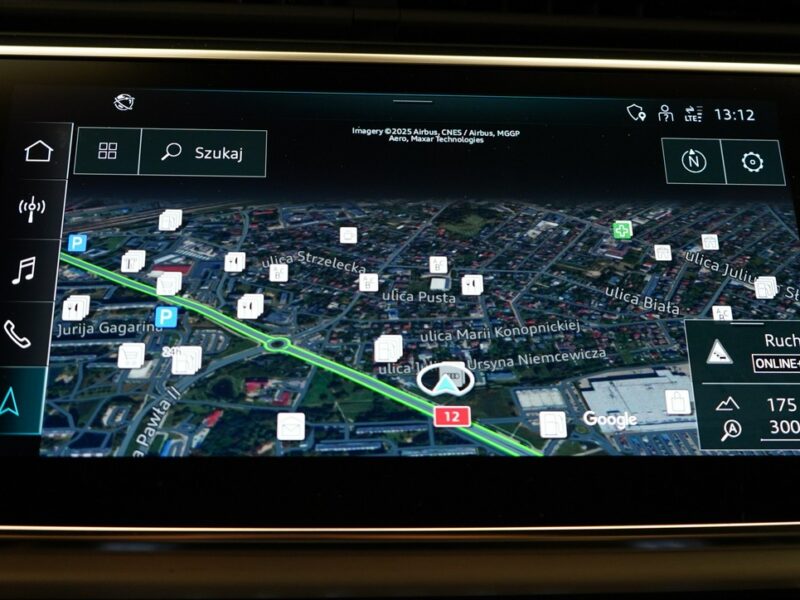 Audi Q8 3.0 TDI 286KM Quattro Sline Oś skrętna Matrix B&O Advance Noktowizor