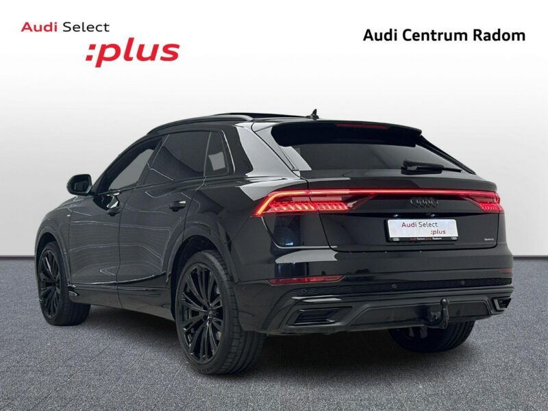 Audi Q8 3.0 TDI 286KM Quattro Sline Oś skrętna Matrix B&O Advance Noktowizor