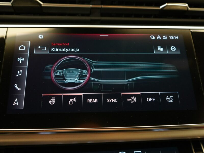 Audi Q8 3.0 TDI 286KM Quattro Sline Oś skrętna Matrix B&O Advance Noktowizor