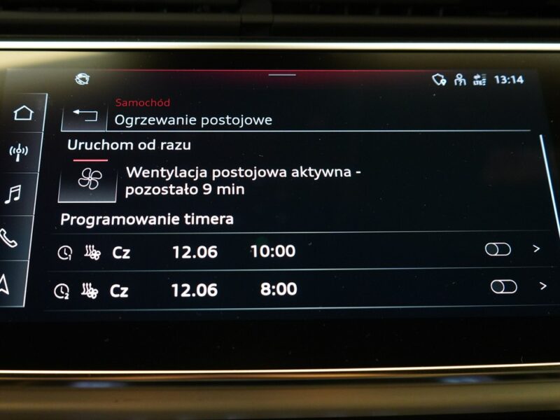 Audi Q8 3.0 TDI 286KM Quattro Sline Oś skrętna Matrix B&O Advance Noktowizor