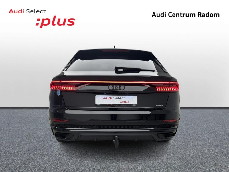 Audi Q8 3.0 TDI 286KM Quattro Sline Oś skrętna Matrix B&O Advance Noktowizor